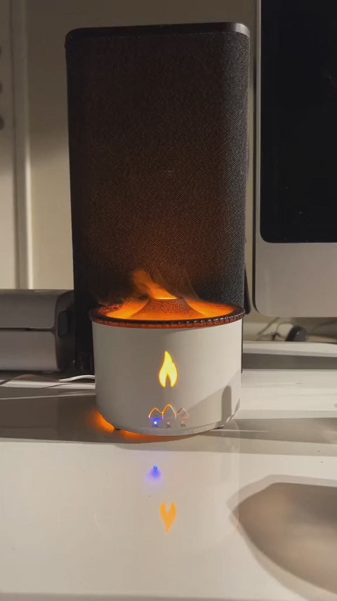 Jellyfish Flame Aroma Diffuser — Volcano Mist Humidifier